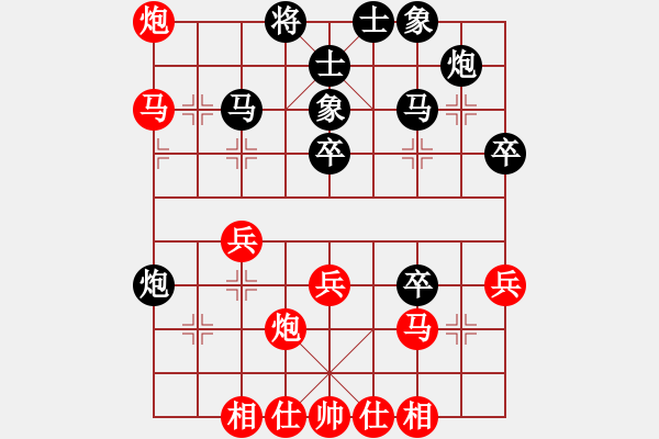 象棋棋譜圖片：天道酬勤(9星)-勝-金劍佛心(9星) - 步數(shù)：40 