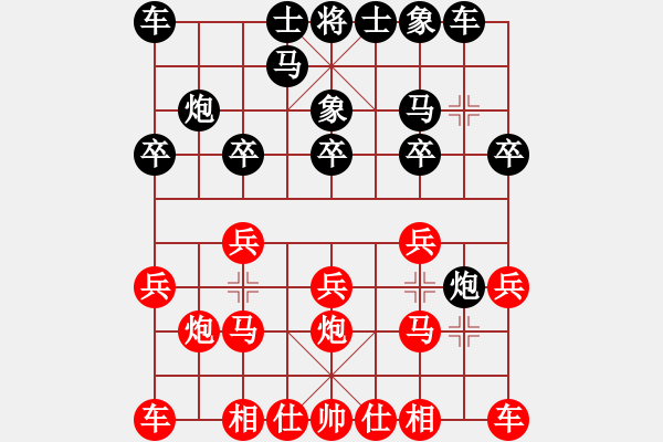 象棋棋譜圖片：弈天對(duì)局3 - 步數(shù)：10 