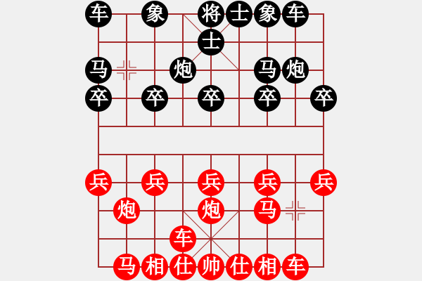 象棋棋譜圖片：151001 第2輪 第5臺(tái) 劉栩鳴（雪）負(fù) 雷欣浩（金） - 步數(shù)：10 