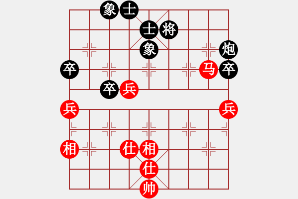 象棋棋譜圖片：2019.6.5.5十分鐘先和9-2大將軍 - 步數(shù)：73 