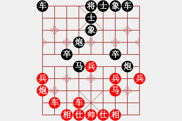 象棋棋譜圖片：2006年迪瀾杯弈天聯(lián)賽第七輪：璇璣刀(5r)-負(fù)-九妹妹(6段) - 步數(shù)：40 