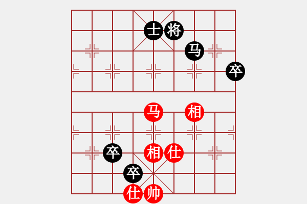 象棋棋譜圖片：列炮局黑57炮（旋風(fēng)勝巫師特大級(jí)） - 步數(shù)：110 