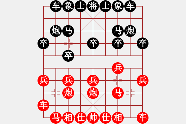 象棋棋譜圖片：龍騰園一(9段)-和-yangrong(9段) - 步數：10 