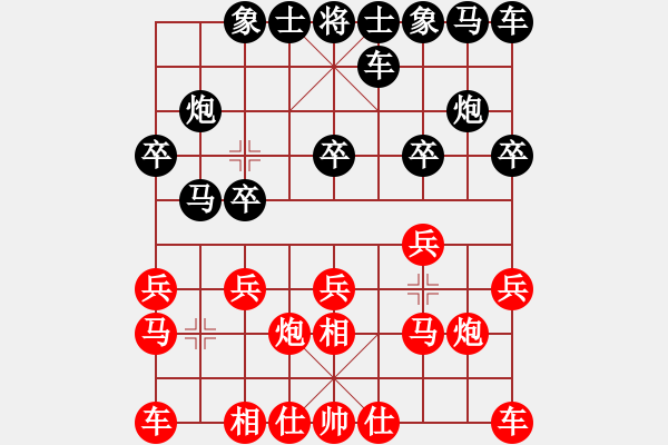 象棋棋譜圖片：雪薇(1段)-負(fù)-糊涂三世(3段) - 步數(shù)：10 