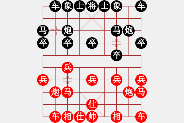 象棋棋譜圖片：重慶潼南一(9段)-勝-小小辣妹(4段) - 步數(shù)：10 