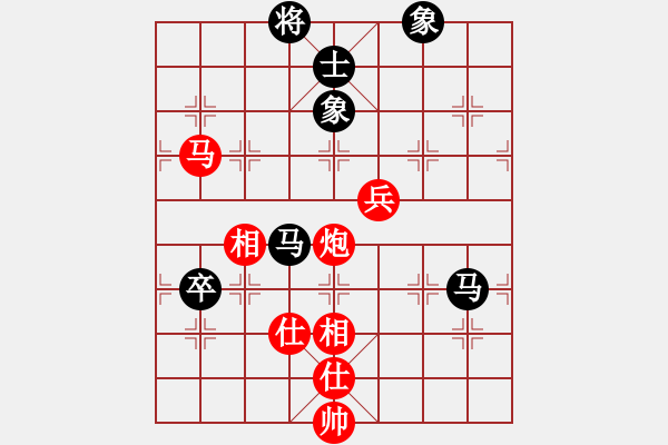 象棋棋譜圖片：深圳鋒尚文化 黃海林 勝 廣東御圣 郭中基 - 步數(shù)：100 