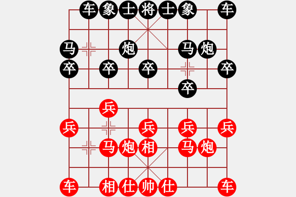 象棋棋譜圖片：百花園女子棋社 中象-陽(yáng)陽(yáng) 先負(fù) 百花-可兒 - 步數(shù)：10 