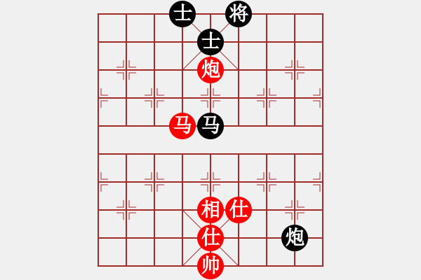 象棋棋譜圖片：下山王冖(月將)-和-青城石蜜(月將) - 步數(shù)：100 