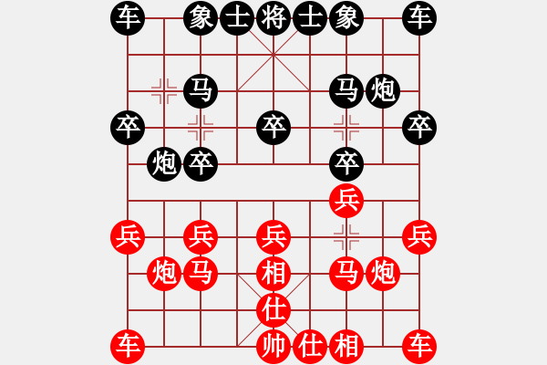 象棋棋譜圖片：★遼寧狙擊手VS大師群樺(2013-3-9) - 步數(shù)：10 