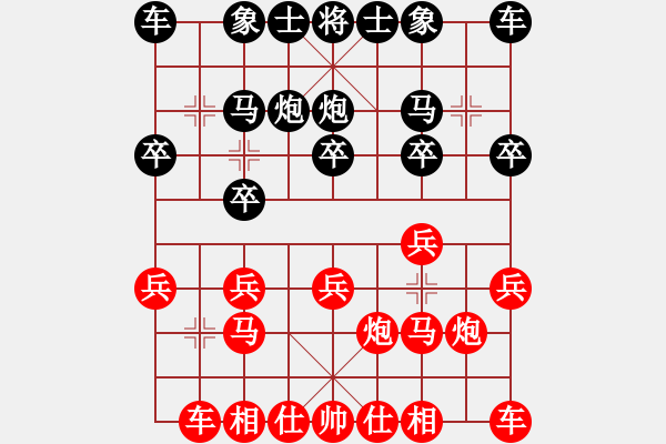 象棋棋譜圖片：翟金庫(3段)-勝-淄博老頑童(3段) - 步數(shù)：10 