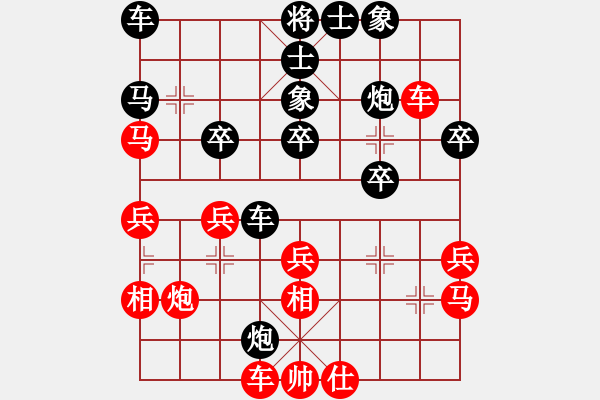 象棋棋譜圖片：初級棋手(風(fēng)魔)-負(fù)-北斗棋星(天罡) - 步數(shù)：30 