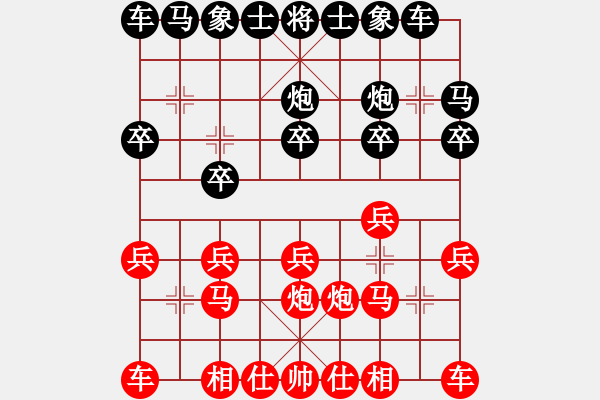 象棋棋譜圖片：你是我的寶貝[724459661] -VS- 碸[245635570] - 步數(shù)：10 