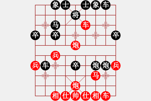 象棋棋譜圖片：sdqzzym(4段)-勝-zhoulip(3段) - 步數(shù)：30 