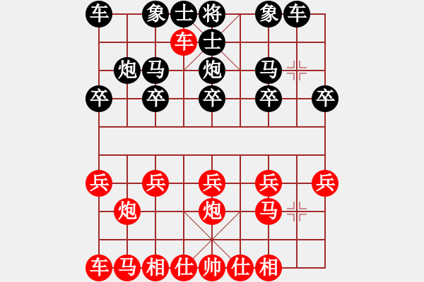 象棋棋譜圖片：橫才俊儒[292832991] -VS- 夕陽(yáng)紅 [1394134157] - 步數(shù)：10 