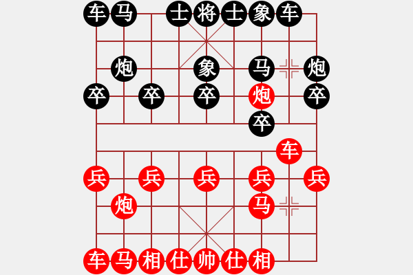 象棋棋譜圖片：張曉平 先負(fù) 趙瑋 - 步數(shù)：10 