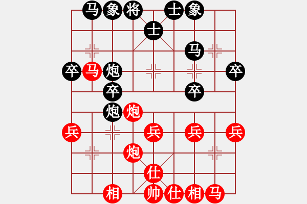 象棋棋譜圖片：陳旭 先勝 楊小林 - 步數(shù)：33 