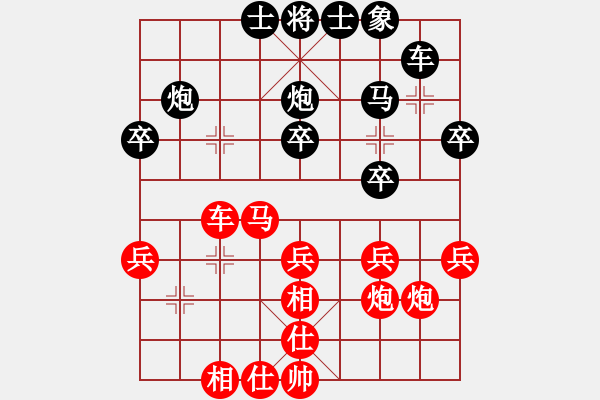 象棋棋譜圖片：威寧劉輝［業(yè)1-1］先負(fù)劉振東［業(yè)1-3］ - 步數(shù)：30 