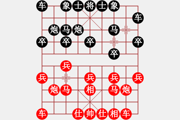 象棋棋譜圖片：2 - 步數：10 