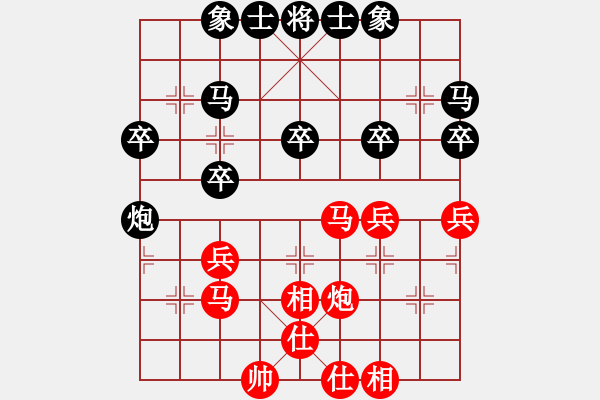 象棋棋譜圖片：百思不得棋解[575644877] -VS- ☆Lin精靈[370075976] - 步數(shù)：30 