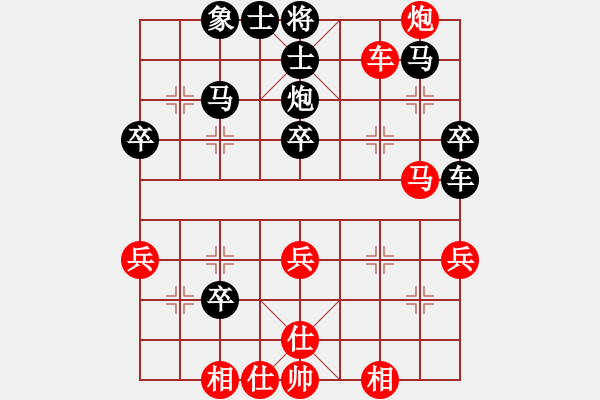 象棋棋譜圖片：南岳看山(8星)-勝-思科(9星) 順炮直車對橫車 紅仕角炮 - 步數(shù)：50 