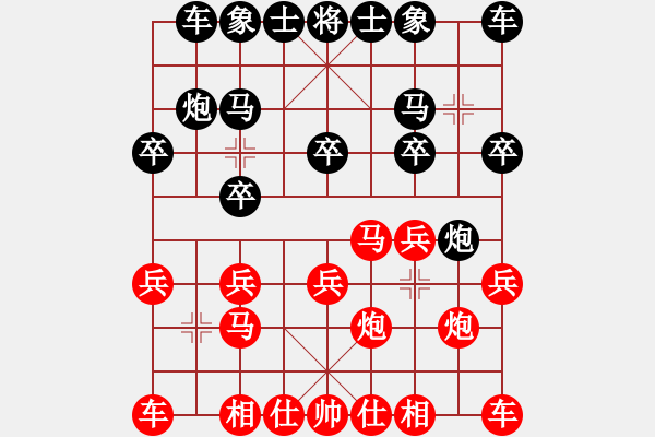 象棋棋谱图片：王佩坤 和 刘永富 - 步数：10 