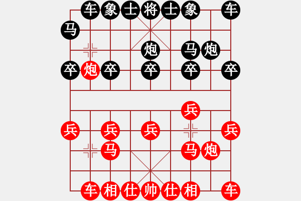 象棋棋譜圖片：碧桂園杯特約棋迷海選賽場 金庸西狂楊過 先勝 桔梅真心英雄 - 步數(shù)：10 