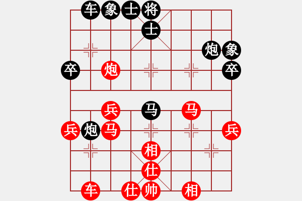 象棋棋譜圖片：金絲燕(5段)-和-飛馬傳說(shuō)(5段) - 步數(shù)：40 