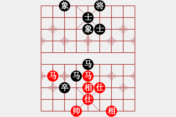 象棋棋譜圖片：風(fēng)雅頌(9段)-和-猴王引擎(3段) - 步數(shù)：170 