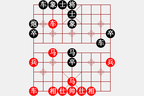 象棋棋譜圖片：劍月軒小嫻(9段)-和-不是不拼命(5段) - 步數(shù)：40 