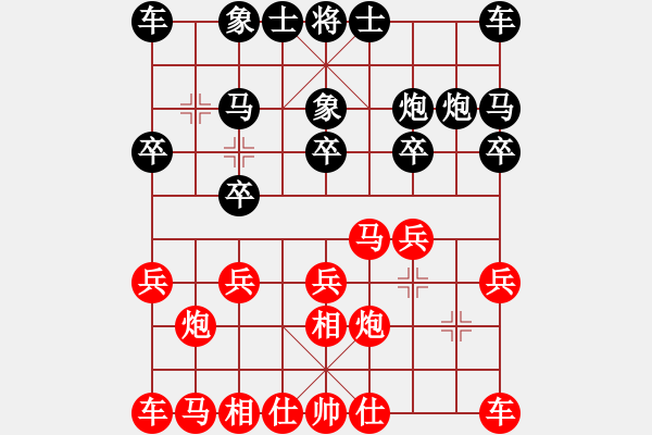 象棋棋譜圖片：布局扭轉(zhuǎn)乾坤 乘虛而入的一局 - 步數(shù)：10 