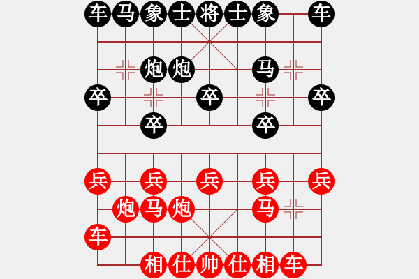 象棋棋譜圖片：進賢玉(5段)-和-拾得吾師(5段) - 步數(shù)：10 