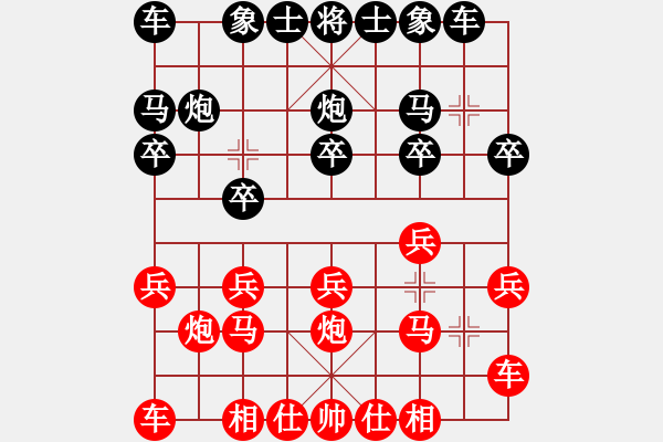 象棋棋譜圖片：街頭先勝浩瀚順炮12 - 步數(shù)：10 