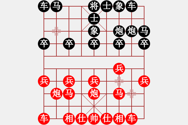 象棋棋譜圖片：叱咤蛤蟆帶(7段)-和-左手切菜(9段) - 步數(shù)：10 