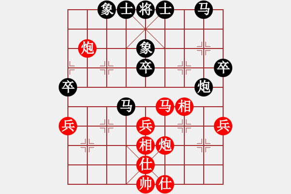 象棋棋譜圖片：華山太皇帝(2段)-和-ssel(4段) - 步數(shù)：40 