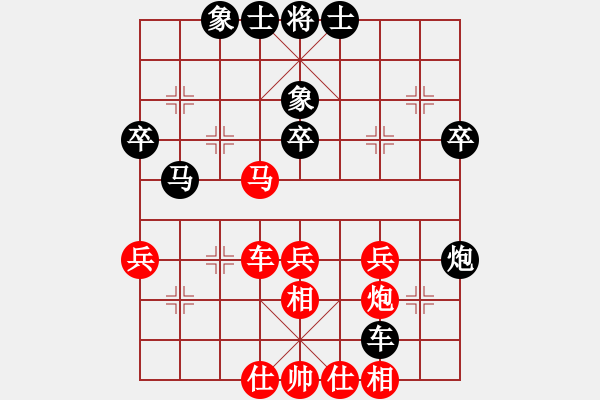 象棋棋譜圖片：陪你一程(4段)-負(fù)-帥馬(3段) - 步數(shù)：40 