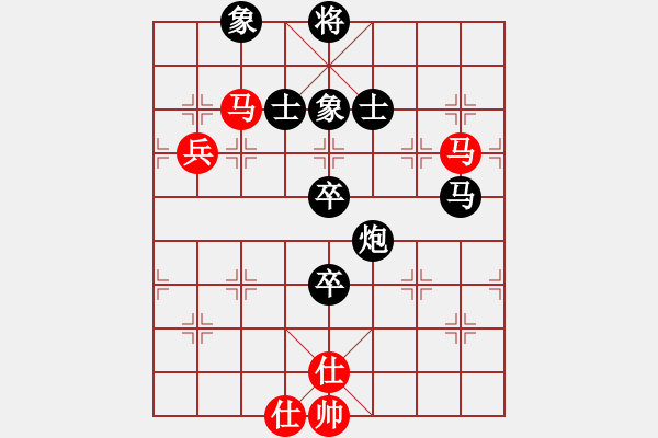 象棋棋譜圖片：山西 田少春 和 山西 張建利 - 步數(shù)：100 