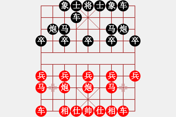 象棋棋譜圖片：象棋愛好者 VS 初級(jí)棋士 - 步數(shù)：10 