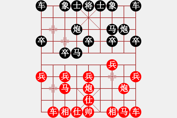 象棋棋譜圖片：三國人物中(3級(jí))-負(fù)-阿狗倆(2級(jí)) - 步數(shù)：10 