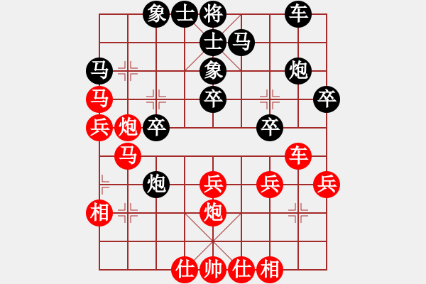 象棋棋譜圖片：40分鐘包干 - 劉楠 (先勝) 何陽. - 步數(shù)：40 