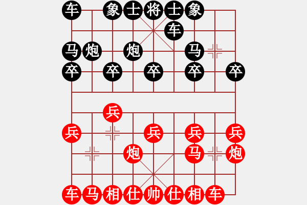 象棋棋譜圖片：山雞(2級)-勝-東北來的(2級) - 步數(shù)：10 