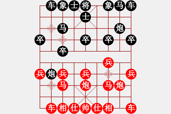 象棋棋譜圖片：1411151129 WSNB-阿波 行云流水佳構(gòu)賞析 - 步數(shù)：10 