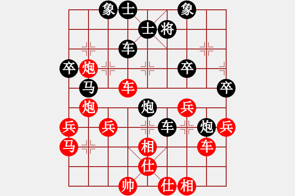 象棋棋譜圖片：弈網(wǎng)棋緣(地煞)-和-風(fēng)雨樓書(天罡) - 步數(shù)：40 