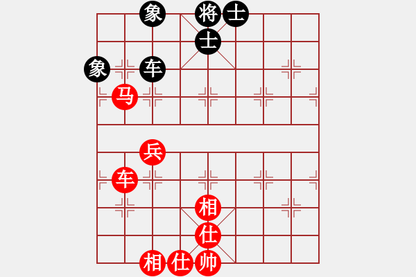 象棋棋譜圖片：車馬未過河相頭兵勝車士象全 - 步數(shù)：10 