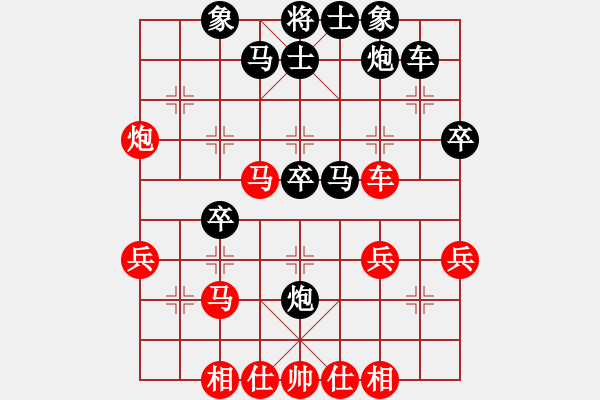 象棋棋譜圖片：菜根布衣(6段)-負(fù)-muuuuu(8段) - 步數(shù)：40 