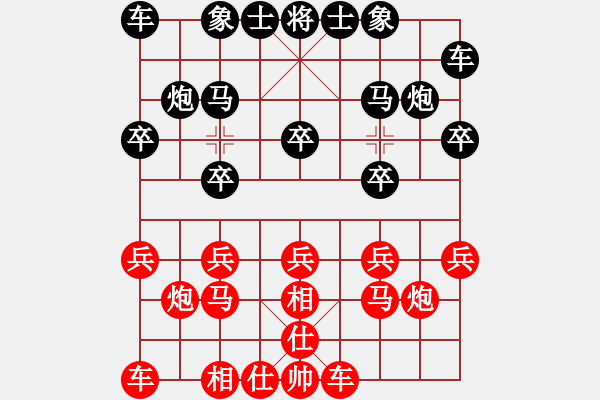 象棋棋譜圖片：別亦難(月將)-負(fù)-中字號(hào)股神(6段) - 步數(shù)：10 