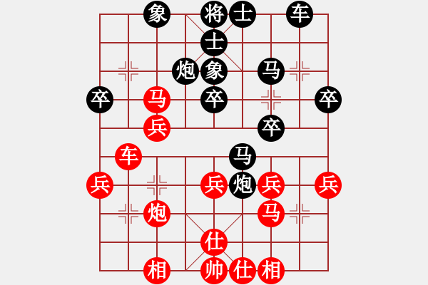 象棋棋譜圖片：往事已不在(4段)-負(fù)-cuiwu(4段) - 步數(shù)：40 