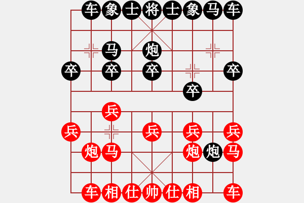 象棋棋譜圖片：不咋會(huì)下棋(7級(jí))-勝-姬軒(7段) - 步數(shù)：10 