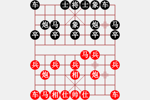 象棋棋譜圖片：金鉤炮[2362086542] -VS- 李永[627827487] - 步數(shù)：10 