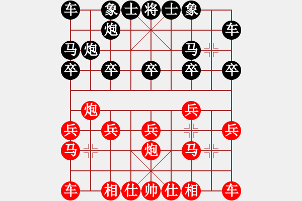 象棋棋譜圖片：陜?nèi)?惡人VS倚天高手(2016 8 8) - 步數(shù)：10 