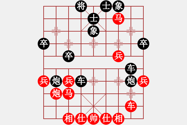 象棋棋譜圖片：hahaha(1弦)-負(fù)-名劍常護(hù)花(地煞) - 步數(shù)：40 